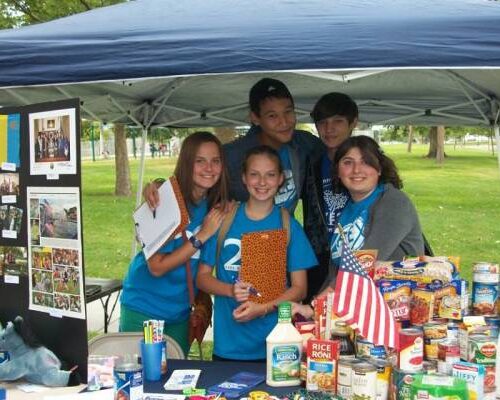 Volunteering fun with Dastan!
