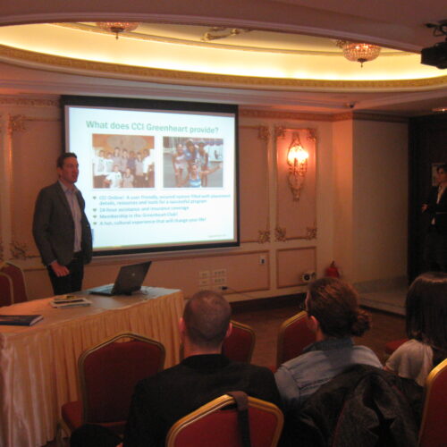 Hiring participants and helping local Serbians