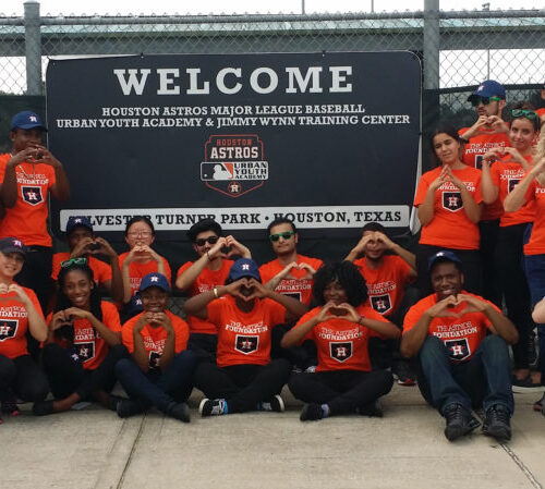 International participants up to bat with the Houston Astros