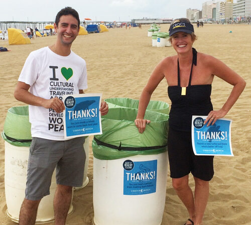 “Beach Clean” Stickers Grab Virginia Beach’s Attention