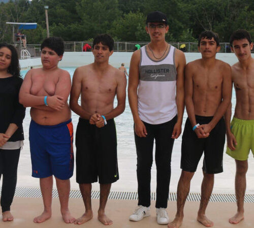 Ambassador Scholar Takes Refugees to Local Water Park