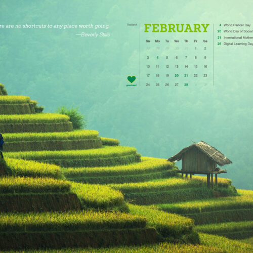 Introducing our 2019 Greenheart Calendar!