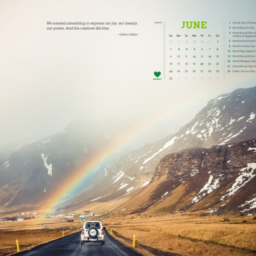 Save the Date! June 2019 Global Calendar