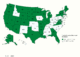 Greenheart Exchange’s TEACH USA program – Allowed Placements Map