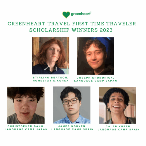 Meet the 2023 First Time Traveler Scholarship Winners!
