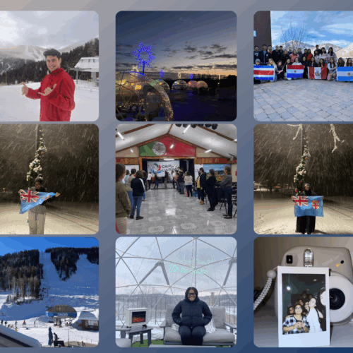 Ambassador Scholars take on Winter in the United States!