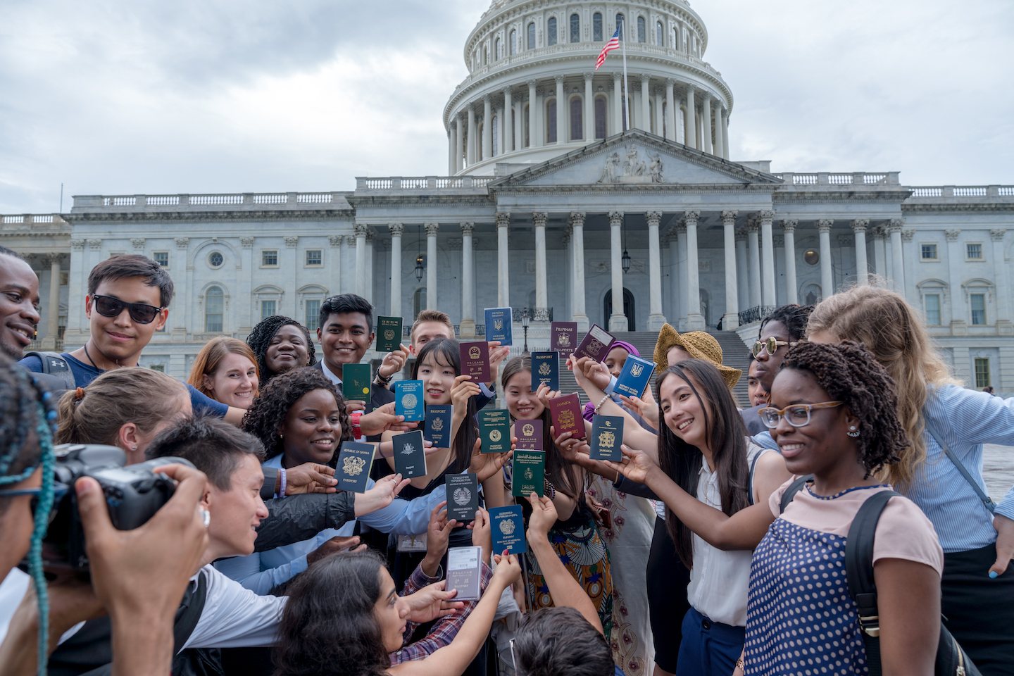 <strong>Greenheart is committed to communicating the benefits of cultural exchange to everyday Americans and to our representatives on Capitol Hill</strong> collage image