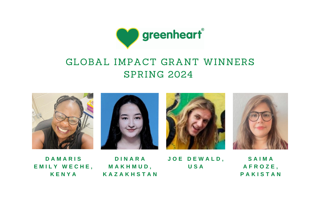 Announcing Greenheart’s Spring 2024 Global Impact Grant Winners