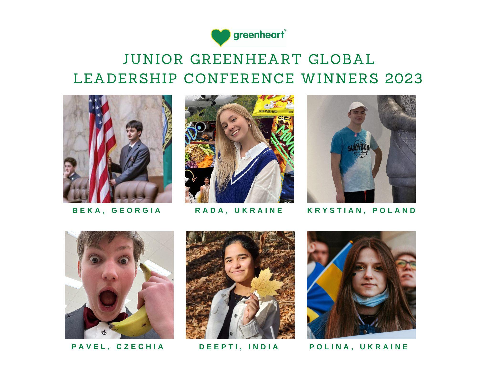 The Junior Greenheart Global Leaders Conference is back in Chicago this May 2023!
