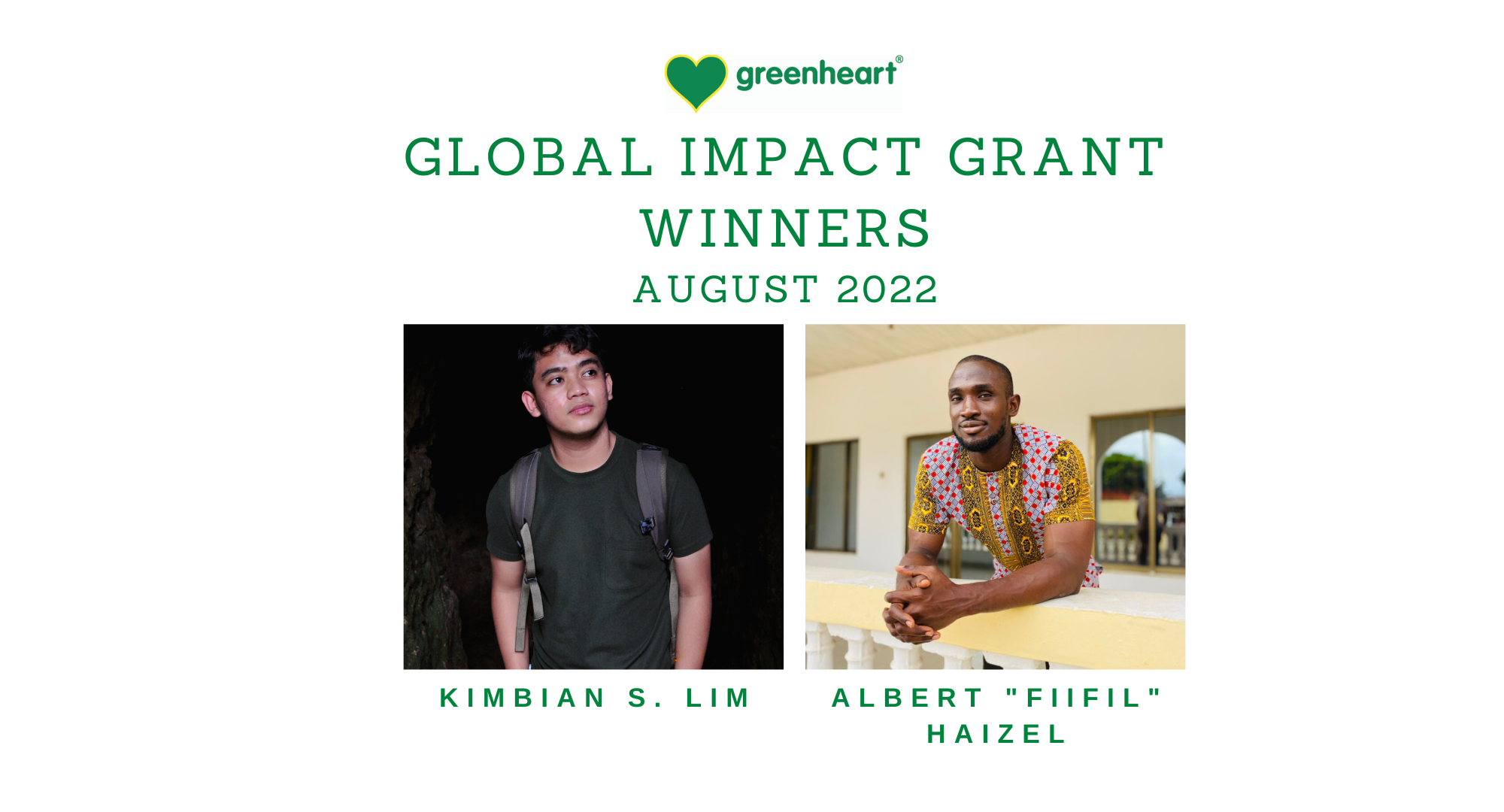 Greenheart’s Global Impact Grants: August 2022 winners!